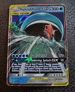 Pokemon Magikarp & Wailord GX Sun & Moon Promo Card SM166 - Image 1