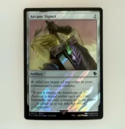 MTG: Arcane Signet (0333) (Surge Foil) Commander: Final Fantasy Surge Foil NM - Image 1