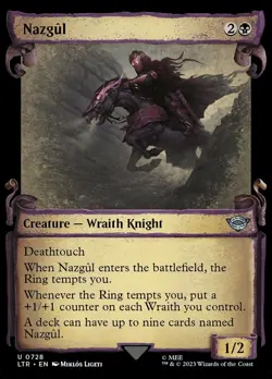 Mint/Near-Mint, English - 1 x MTG Nazgul (0728) - Foil - Showcase Scrolls The Lo - Image 1