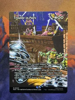 Trouble in Pairs (Borderless) TMNT Source Material Regular - Image 1