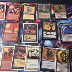 WIZARDS OF THE COAST MTG Scott kirschner Autographed Cards + More Vintage - Image 3