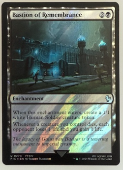 MTG: Bastion of Remembrance (Surge Foil) Commander: Final Fantasy Foil NM - Image 1