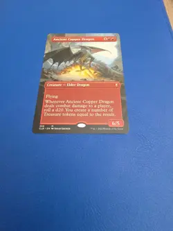 MTG - Ancient Copper Dragon - Borderless - NM - Image 1