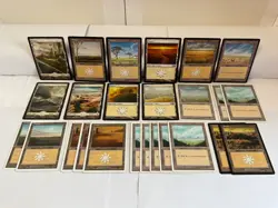 Lot of 25 MTG Magic the Gathering White/Plains Basic Land - Image 1