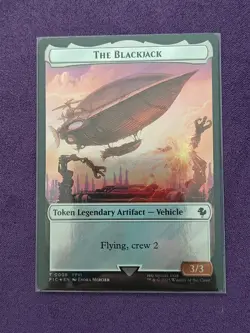 The Blackjack // The Monarch Double-Sided Token (Surge Foil) NM Final Fantasy - Image 3