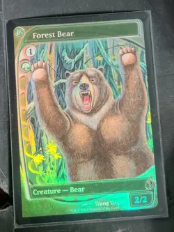 Foil Forest Bear MTG Magic: the Gathering Mystery Booster 2 (Future Sight Frame) - Image 1