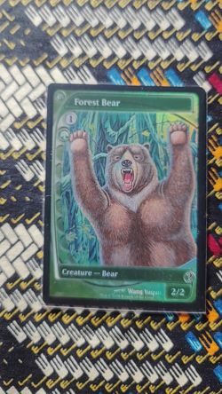 Foil Forest Bear MTG Magic: the Gathering Mystery Booster 2 (Future Sight Frame) - Image 2