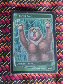 Foil Forest Bear MTG Magic: the Gathering Mystery Booster 2 (Future Sight Frame) - Image 4
