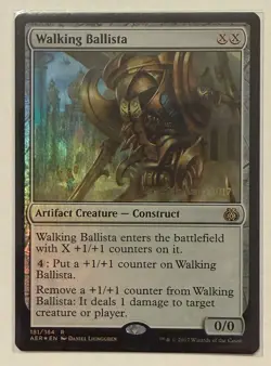 Walking Ballista Prerelease Foil Promo - Aether Revolt MTG - Image 1