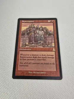 Wizards Repercussion Urza's Destiny Enchantment Red Rare Regular 95/143 MTG - Image 2