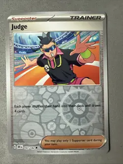 Pokemon TCG * Destined Rivals 167/182 Judge Uncommon REVERSE HOLO * NM FRESH PK - Image 1