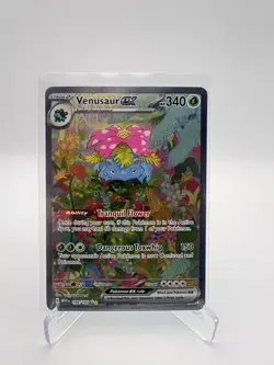 Venusaur ex 198/165 SIR Pokemon 151 Special Illustration Rare Full Art - Image 1