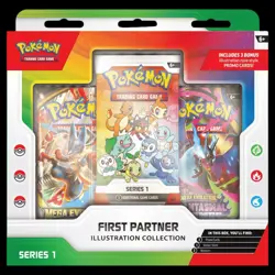 Pokemon First Partner Illustration Collection Series 1 sealed SET OF 2 - Image 1