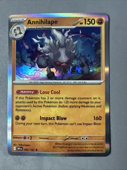 Pokemon TCG * Destined Rivals 092/182 Annihilape Rare HOLO * NM FRESH PK - Image 1