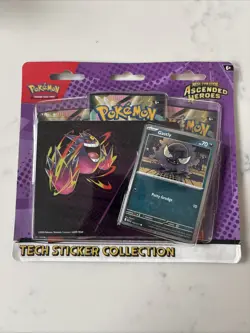 Pokemon Ascended Heroes Tech Sticker Collection Gastly New Sealed IN-HAND - Image 2