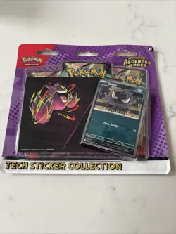 Pokemon Ascended Heroes Tech Sticker Collection Gastly New Sealed IN-HAND - Image 5