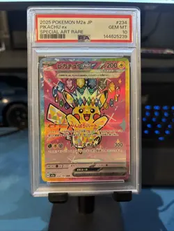 2025 POKEMON JPN M2a-MEGA DREAM ex #234 PIKACHU ex SPECIAL ART RARE GEM MINT 10 - Image 4