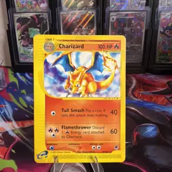 2002 WOTC POKEMON EXPEDITION BASE SET CHARIZARD 39/165 NON-HOLO RARE E READER - Image 1