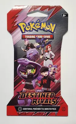 Pokemon Scarlet Violet Destined Rivals Booster Pack 1 New Sealed - Image 1