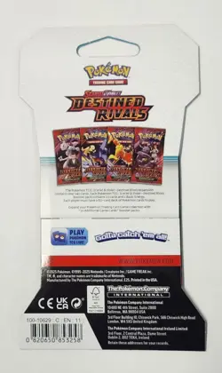 Pokemon Scarlet Violet Destined Rivals Booster Pack 1 New Sealed - Image 2
