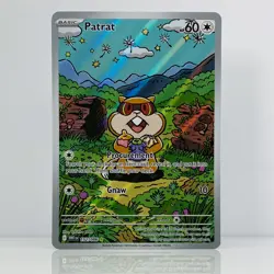 Patrat 152/086 - White Flare Holo Illustration Rare Full Art - NM - Pokemon TCG - Image 1