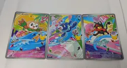 Pokemon 2026 First Partners Illustration Collection Promo Alola Starters - Image 1