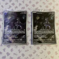 Pokemon 151 Mewtwo SVP 052 Black Star Promo Sealed In Wrapper - Lot Of 2 - Image 1