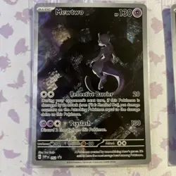 Pokemon 151 Mewtwo SVP 052 Black Star Promo Sealed In Wrapper - Lot Of 2 - Image 2