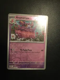 Pokemon TCG Prismatic Evolutions Reverse Holo Aromatisse 039/131 Common - Image 1