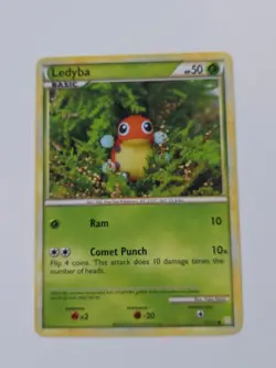 Pokemon Ledyba 71/123 HeartGold SoulSilver Normal NM - Image 1