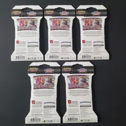 Lot Of 5 Pokemon TCG: Sword & Shield Chilling Reign Sleeved Booster Packs New - Image 2