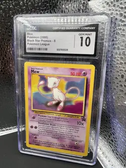 🔥🔥2000 Pokemon Black Star Promo MEW #8 CGC 10 GEM MINT🔥🔥 - Image 3