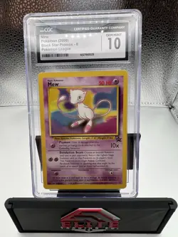 🔥🔥2000 Pokemon Black Star Promo MEW #8 CGC 10 GEM MINT🔥🔥 - Image 4