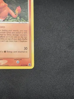 Pokemon TCG Ditto - (Charmander) 061/113 Delta Species Regular LP - Image 4