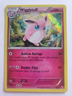 Pokemon TCG Wigglytuff Holo 30/30 XY Trainer Kit LP/MP - Image 1