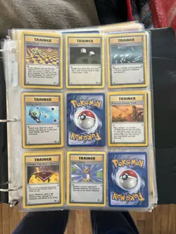 Pokemon TCG Binder Lot Gym Challenge, Base Set, Trainer, Sabrina's Mr. Mime - Image 1