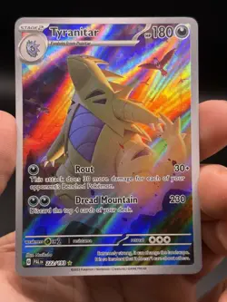 Tyranitar 222/193 Sv02: Paldea Evolved Illustration Rare English Pokemon NM - Image 3