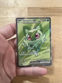 Pokemon TCG Sprigatito EX 251/217 Full Art Ultra Rare Holo Ascended Heroes NM - Image 2