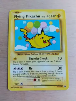 POKEMON FLYING PIKACHU 110/108 EVOLUTIONS XY TCG CCG NM BX99 - Image 1