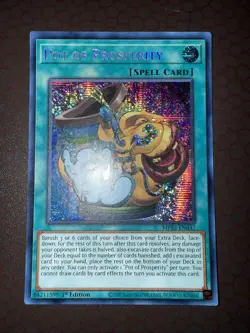 Yu-Gi-Oh! Pot Of Prosperity - MP22-EN037- Prismatic Secret Rare - 1st Edition NM - Image 1