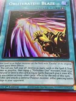 Exodia Full 5 Piece Set + Incarnate + Obliterate!!! + Blaze + Rage | YuGiOh! - Image 4