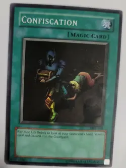Yugioh Confiscation MRL-038 Super Rare Magic Card - Image 1