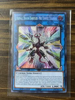 Yugioh Firewall Dragon Darkfluid - Neo Tempest Terahertz MP24-EN130 Secret NM - Image 1