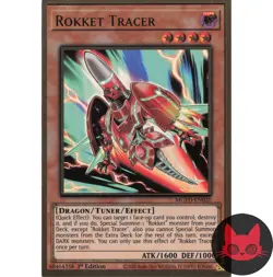 Yugioh Rokket Tracer MGED-EN020 Gold Rare 1st Edition NM - Image 1