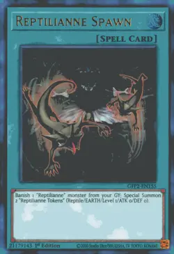 Ghosts From the Past: The 2nd Haunting #GFP2-EN155 Reptilianne Spawn - Image 1