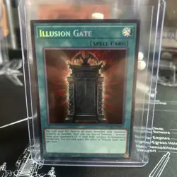 MZMU-EN023 Illusion Gate Secret Rare 1st Edition YuGiOh NM - Image 1