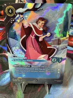 Beauty and the Beast Belle-Snowfield Strategist Disney Lorcana Foil 236/204 EN - Image 1