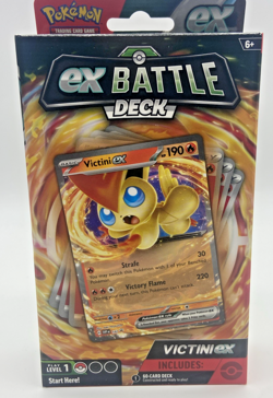 Pokemon EX Battle Deck Victini EX 60-Card Deck Box & Coin New Sealed - Image 1