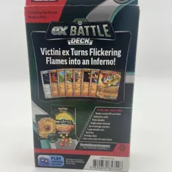 Pokemon EX Battle Deck Victini EX 60-Card Deck Box & Coin New Sealed - Image 4