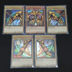 Yu-Gi-Oh Exodia the Forbidden One Complete 5 Card Set YGLD-ENA17-21 Ultra Rare - Image 1